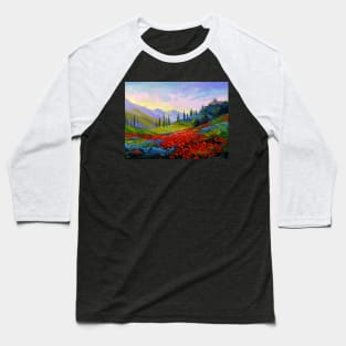 The castle on the mountain Baseball T-Shirt